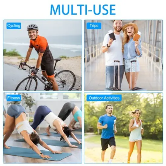 Unique Bargains Durable Polyester Material Water-Resistant Lightweight Portable Backpack image {5}