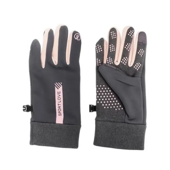 Unique Bargains Riding Warm Gloves Waterproof 4 Way Stretch Inner Gloves 1 Pair image {6}