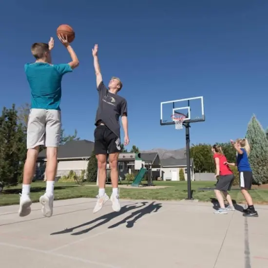 Lifetime 60" Adjustable Bolt Down Basketball Hoop image {7}