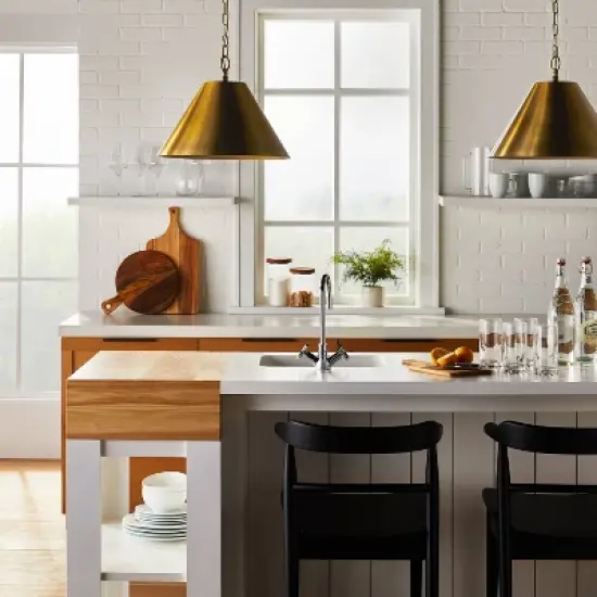 Metal Pendant Ceiling Light - Threshold&trade; designed with Studio McGee  image {1}