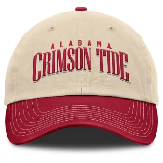 NCAA Alabama Crimson Tide Unstructured Washed Cotton Hat image {1}