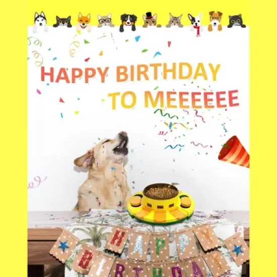 Interactive Puzzle Toy for Dogs Enrichment Pet Slow Feeder Dispenser for Dry Food and Treat Dispenser (All Breed Sizes) image {5}