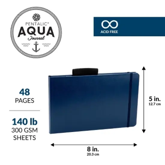 Pentalic- Watercolor Aqua Journal image {1}