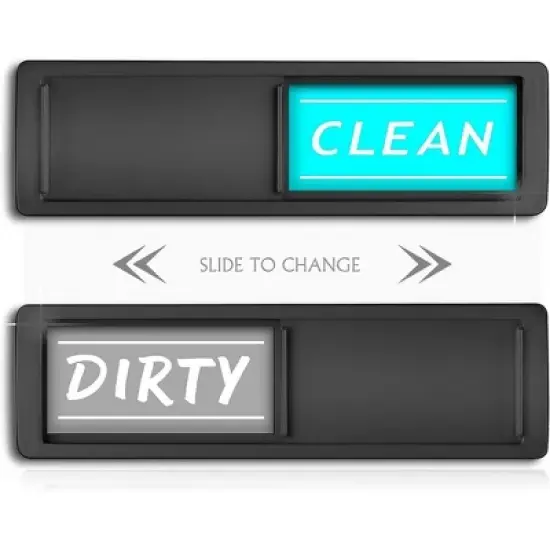 Dishwasher Magnet Clean Dirty Sign Non-Scratching Strong Magnet image {8}
