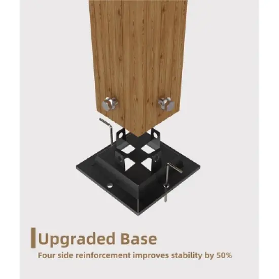 10x13 Ft Outdoor Aluminum Pergola, Heavy-Duty Woodgrain Patio Pergola with Retractable Canopy Sun Shade Cover, UV-Resistant Metal Gazebo image {4}