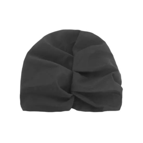 Unique Bargains Polyester Knotted Swimming Caps Black White 1 Pc image {7}