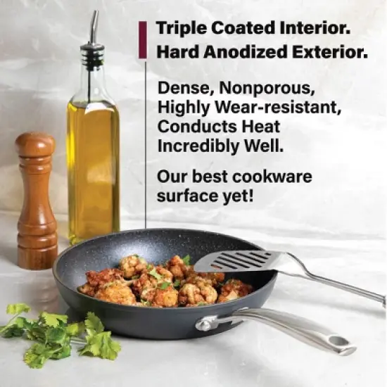 Granitestone Pro Hard Anodized 10" and 11.5" Nonstick Fry Pan Set with Stay Cool Handle image {7}