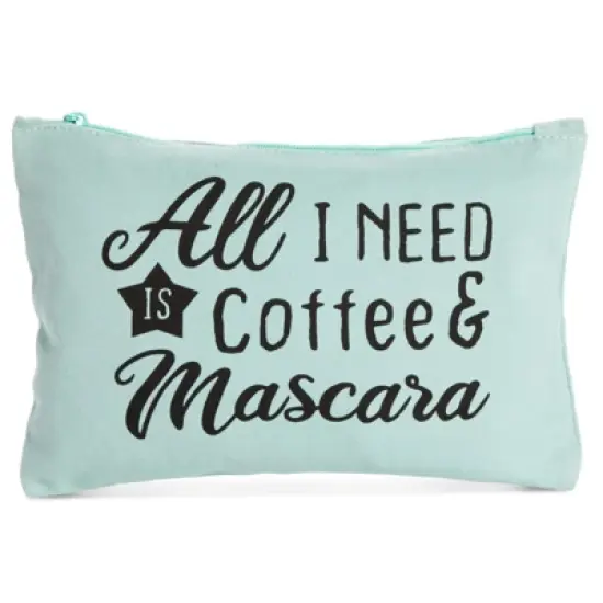 Glamlily 12 Pack Canvas Cosmetic Bags with Zippers for Women, Travel Makeup Pouches, 6 Designs, 8 x 6 In image {5}