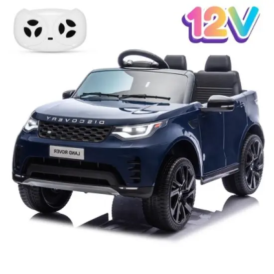 Garvee 12V Kids Electric Ride-On Car with Remote &ndash; Land Rover Licensed Toy Vehicle with LED Lights, Music, Seatbelt & Dual Motors image {9}