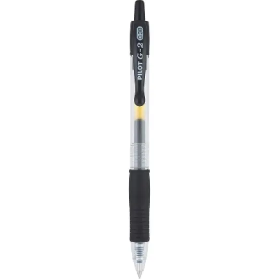 Pilot G2 Premium Retractable Gel Ink Pen Black Ink Ultra Fine Dozen 31277 image {1}