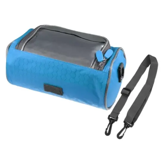Unique Bargains Bike Handlebar Bag with Touch Screen Phone Holder Front Storage Bag 1 Pc image {4}