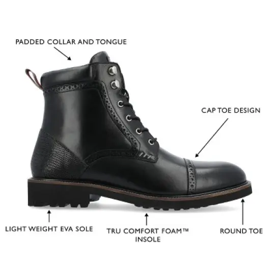 Thomas & Vine Tyrus Cap Toe Ankle Boot image {7}