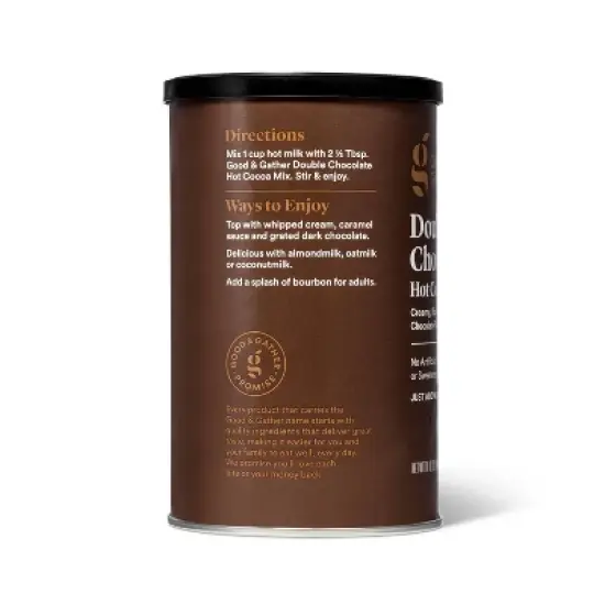 Double Chocolate Flavored Hot Cocoa Mix - 16oz - Good & Gather&trade; image {3}