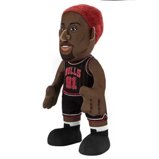 Bleacher Creatures Chicago Bulls Dennis Rodman 10" Plush Figure image {1}