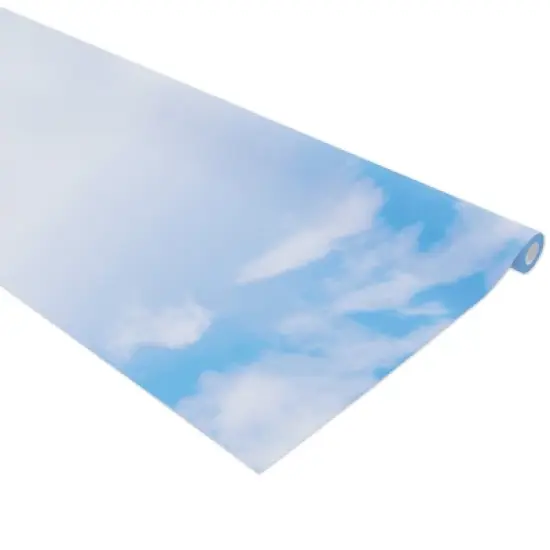 Fadeless&reg; Bulletin Board Art Paper, Wispy Clouds, 48" x 50', 1 Roll image {1}