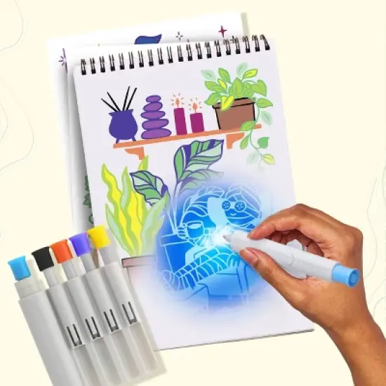 Lifelines FlowArt UV Art Frightful Fun Felt Tip Pen image {5}