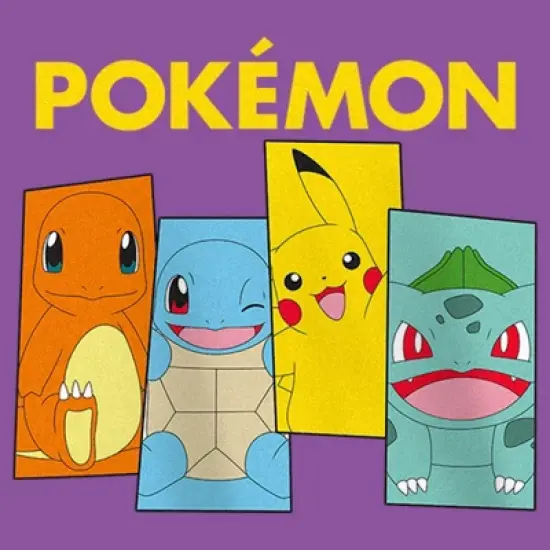 Girl's Pokemon Character Boxes T-Shirt image {1}