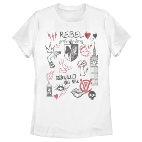 Women's Cruella Rebel Icons T-Shirt image {4}