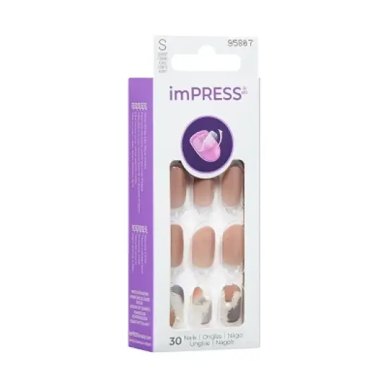 imPRESS Press-On Manicure Fake Nails - Wake Up - 33ct image {6}