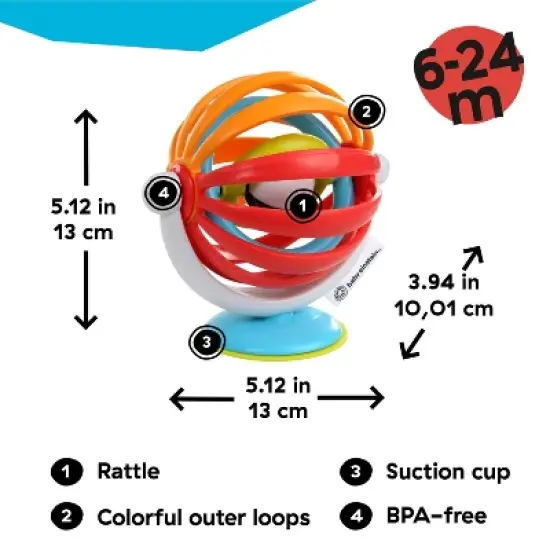 Baby Einstein Sticky Spinner High Chair Activity Toy image {5}