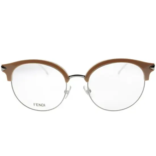 Fendi  V5N Womens Round Eyeglasses Pink Palladium 51mm image {1}