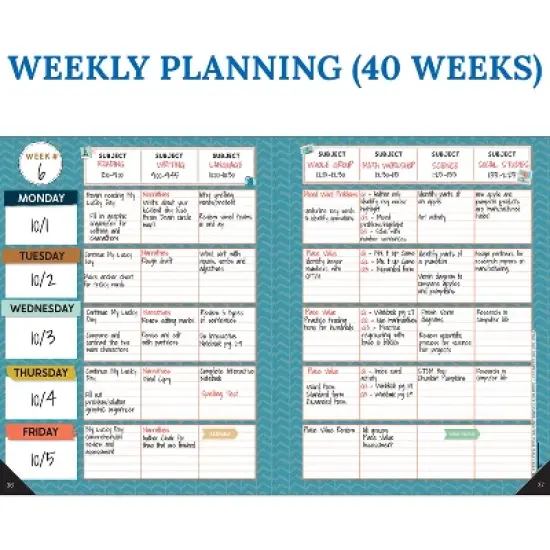 Carson Dellosa Education Let's Explore Teacher Planner image {2}