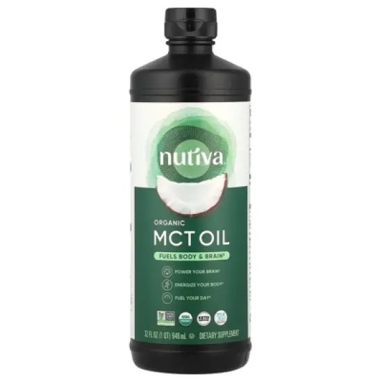 Nutiva Organic MCT Oil, 32 fl oz (946 ml) image {4}