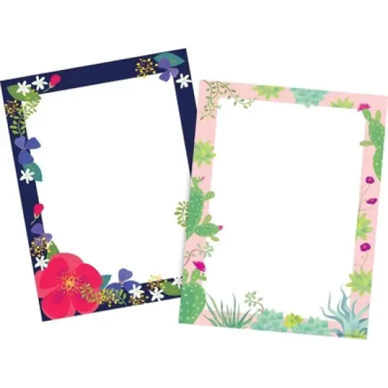 Barker Creek 100ct Computer Paper Set - Petals & Prickles image {1}