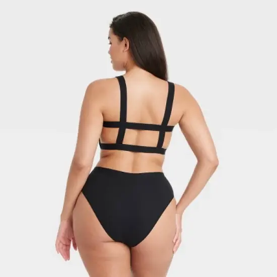 Women's Cotton Rib Cage Back Bralette - Colsie&trade; image {4}