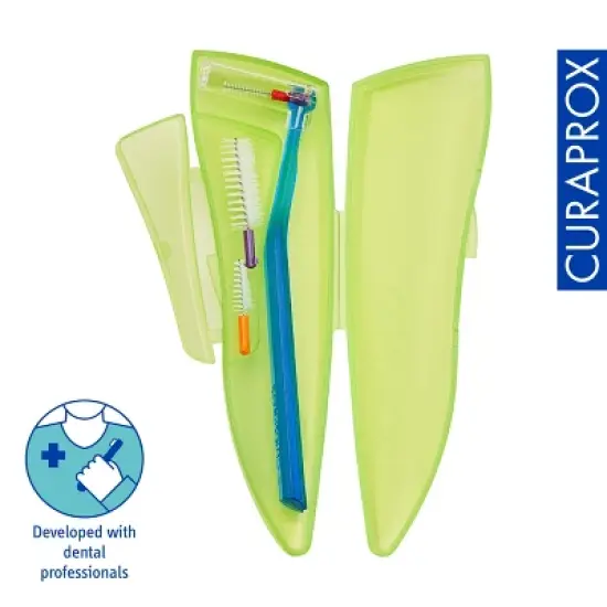Curaprox CPS 459 Ortho Pocket Set &ndash; Orthodontic Interdental Brush Kit with Holder image {2}