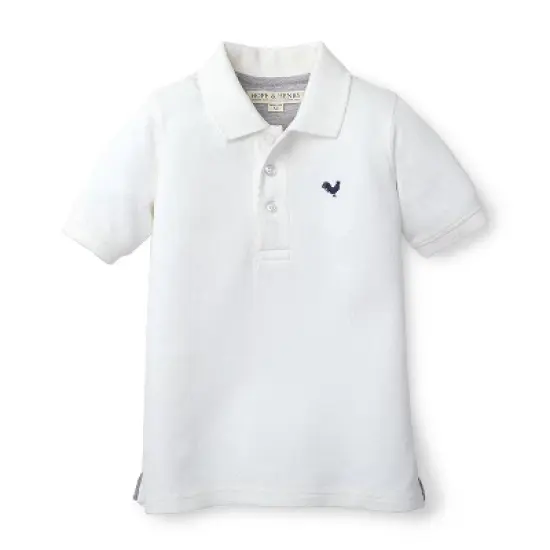 Hope & Henry Boys' Lightweight Pique Polo, Infant image {4}