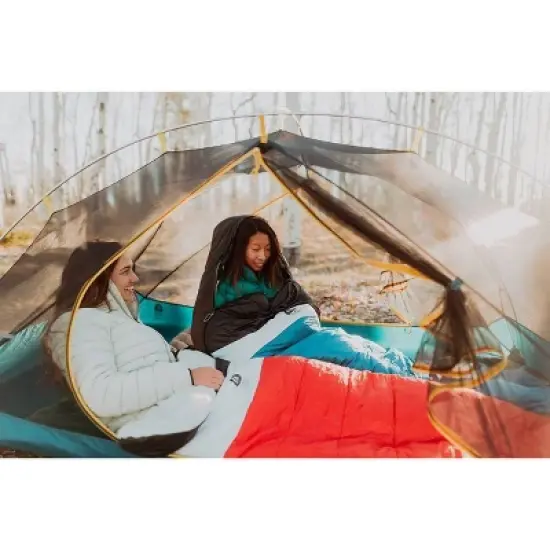 Sierra Designs Synthesis 25 Degree Fahrenheit Long Sleeping Bag - Blue image {1}