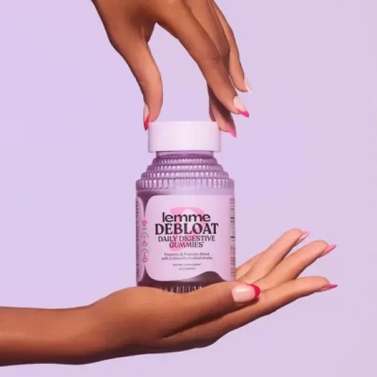 Lemme Debloat Daily Digestive Probiotic Vegan Gummies - 60ct image {1}