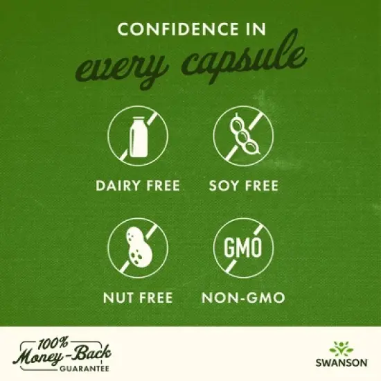 Swanson Prebiotic + Probiotic Fiber Supplement, Helps Support Digestive System & Immune Health, 500 mg FOS, 60 Veggie Capsules image {4}