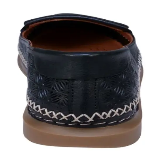 Cools 21 Ginger Perforated Memory Foam Leather Flats image {2}