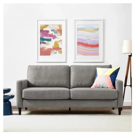 Verona Mid Century Sofa Gray - Dorel Living image {1}