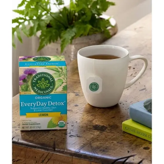 Traditional Medicinals Organic EveryDay Detox Lemon Herbal Tea - 16ct image {6}