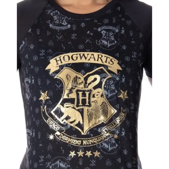 Harry Potter Women's Juniors' Hogwarts Castle Nightgown Pajama Sleep Top image {2}