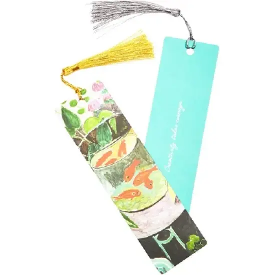 The Gifted Stationery 24-Count Bookmarks, Henri Matisse Art Cardstock Page Markers with Tassel, 7"x2" image {3}