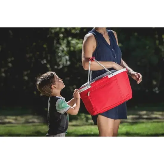 MLB Philadelphia Phillies Metro Basket Collapsible Cooler Tote - Red image {3}