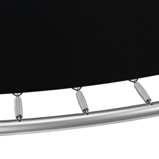 14FT Outdoor Trampoline with Net, Slide and Ladder, 2 Swings and Basketball Hoop image {13}