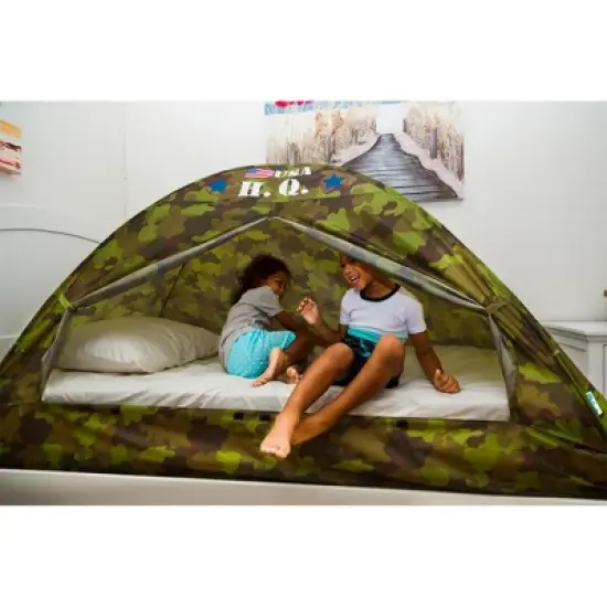 Pacific Play Tents Kids H.Q. Bed Tent - Twin Size image {5}