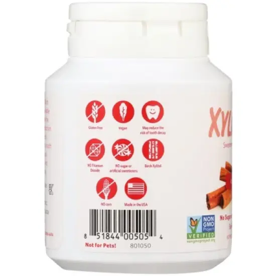 Xylichew Cinnamon Soft Chewing Gum - Case of 4/60 ct image {4}