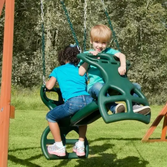 Gorilla Playsets Dual Ride Glider Swing image {4}