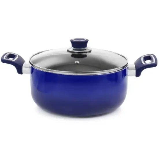 Oster 7 Piece Non Stick Aluminum Cookware Set in Blue image {7}