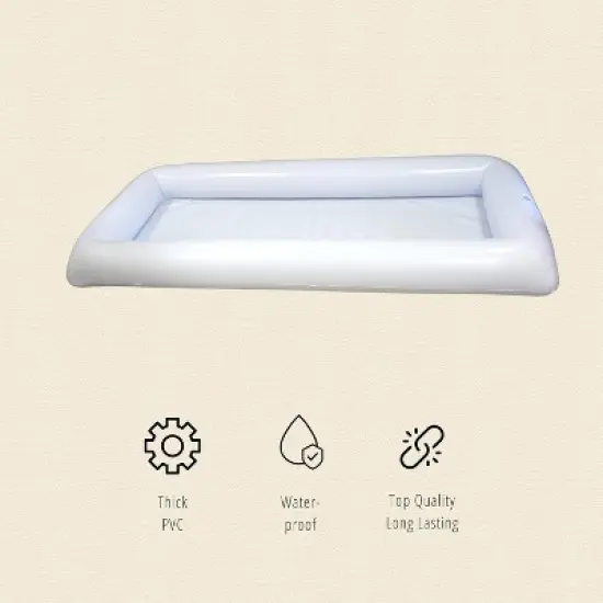 Inflatable Serving Bar Ice Buffet Food Tray, Large Drink Holder Cooler for Indoor/Outdoor BBQ, Picnic, Party Supplies by 4E's Novelty image {3}