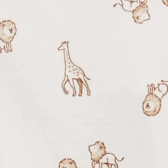 Carter's Just One You&reg;️ Baby Boys' Safari Top & Overalls Set - Brown image {3}