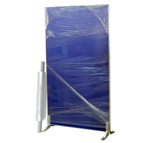 UOFFICE Pack of 4 Rolls Stretch Wrap - 20" x 1000' x 80G, Pipe Wrap image {2}