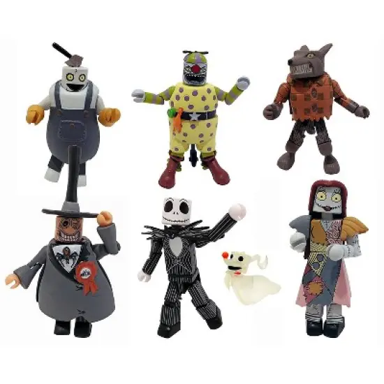 Diamond Select Nightmare Before Christmas Minimates Commemorative Collection Gift Set image {1}