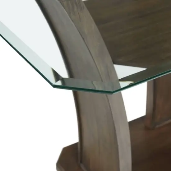 5pc Simms Rectangular Counter Height Dining Set Walnut - Picket House Furnishings image {5}